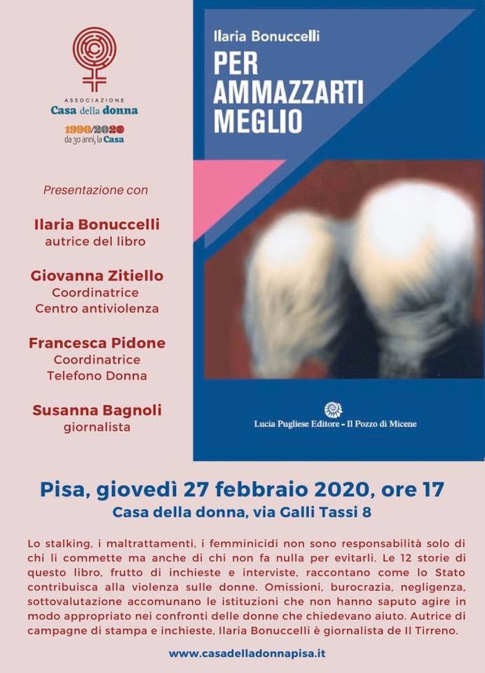 Locandina presentazione Per ammazzarti meglio